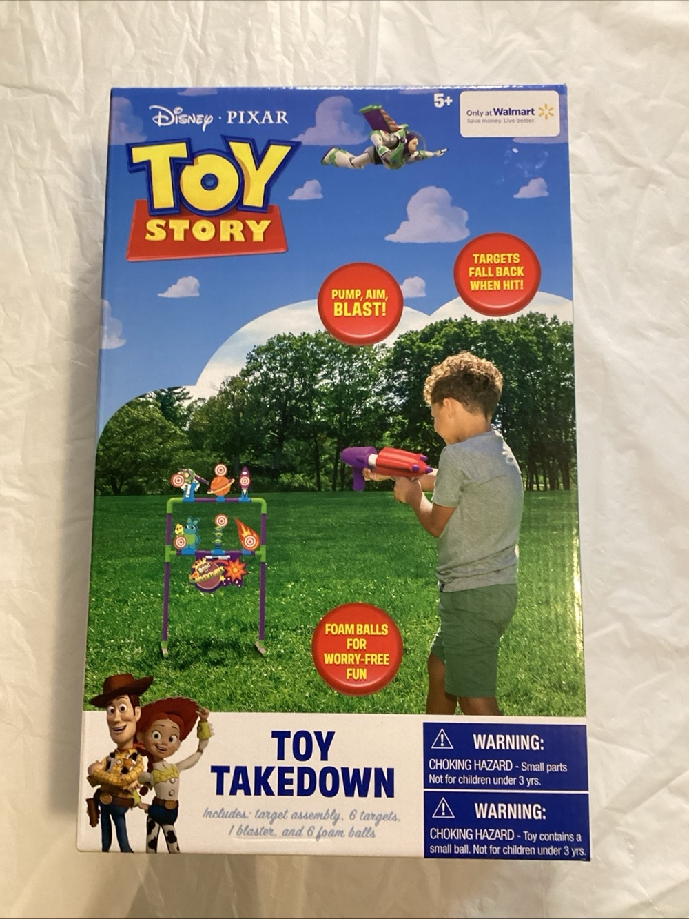Disney Toy Story Foam Target Takedown Set - Blue, Purple, Red